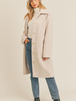 MANTEAU FANTASY TEDDY LONG COAT