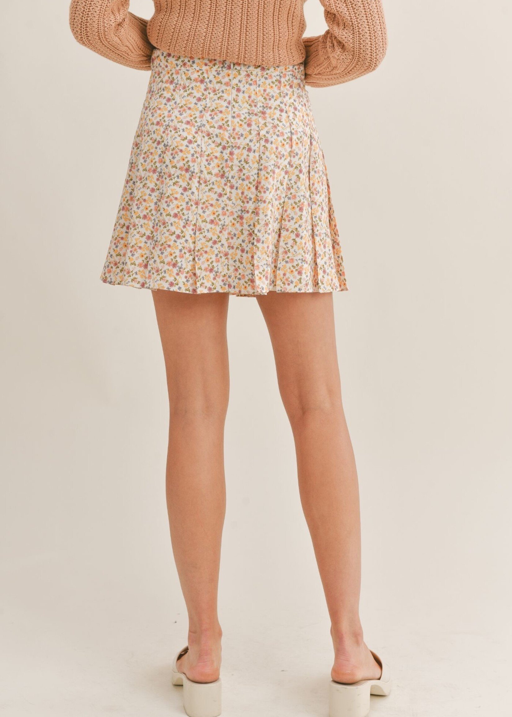 JUPE SAGE THE LABEL VINTAGE FLORAL